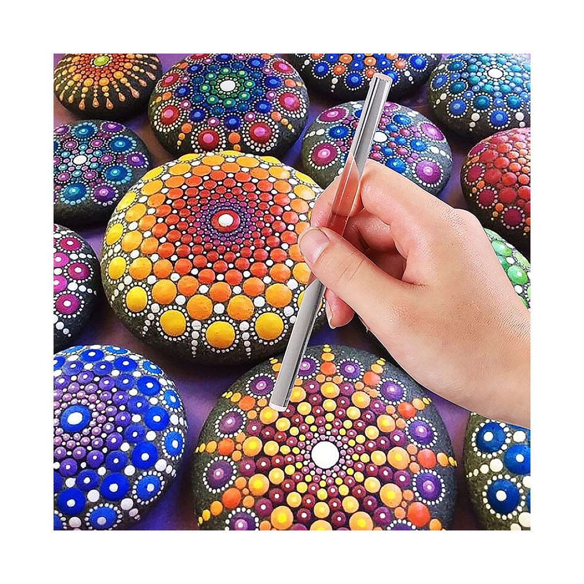 At-Home Mandala Dot Painting Kit